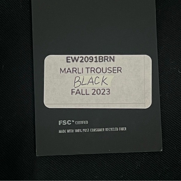 Edwin Marli Trouser in Charcoal Black - Size 26 - Picture 4 of 5